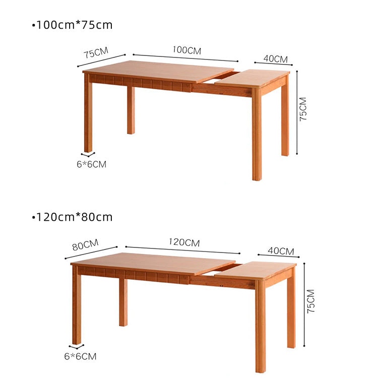 Natural Wood Table with Cherry Finish and Steel Accents - Elegant and Durable Design fyx-844