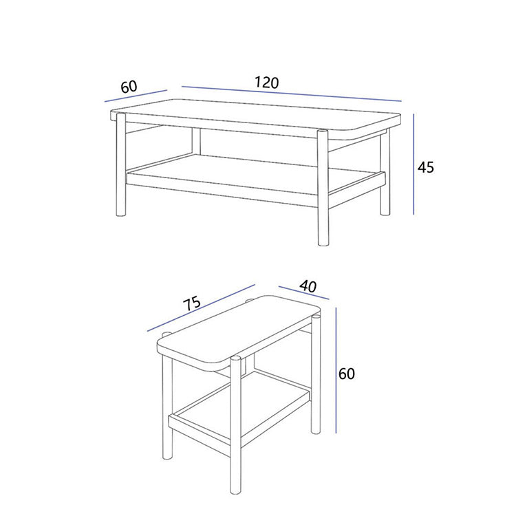 Elegant Cherry Wood Tea Table with Tempered Glass and Stylish Rattan Detailing fyx-869