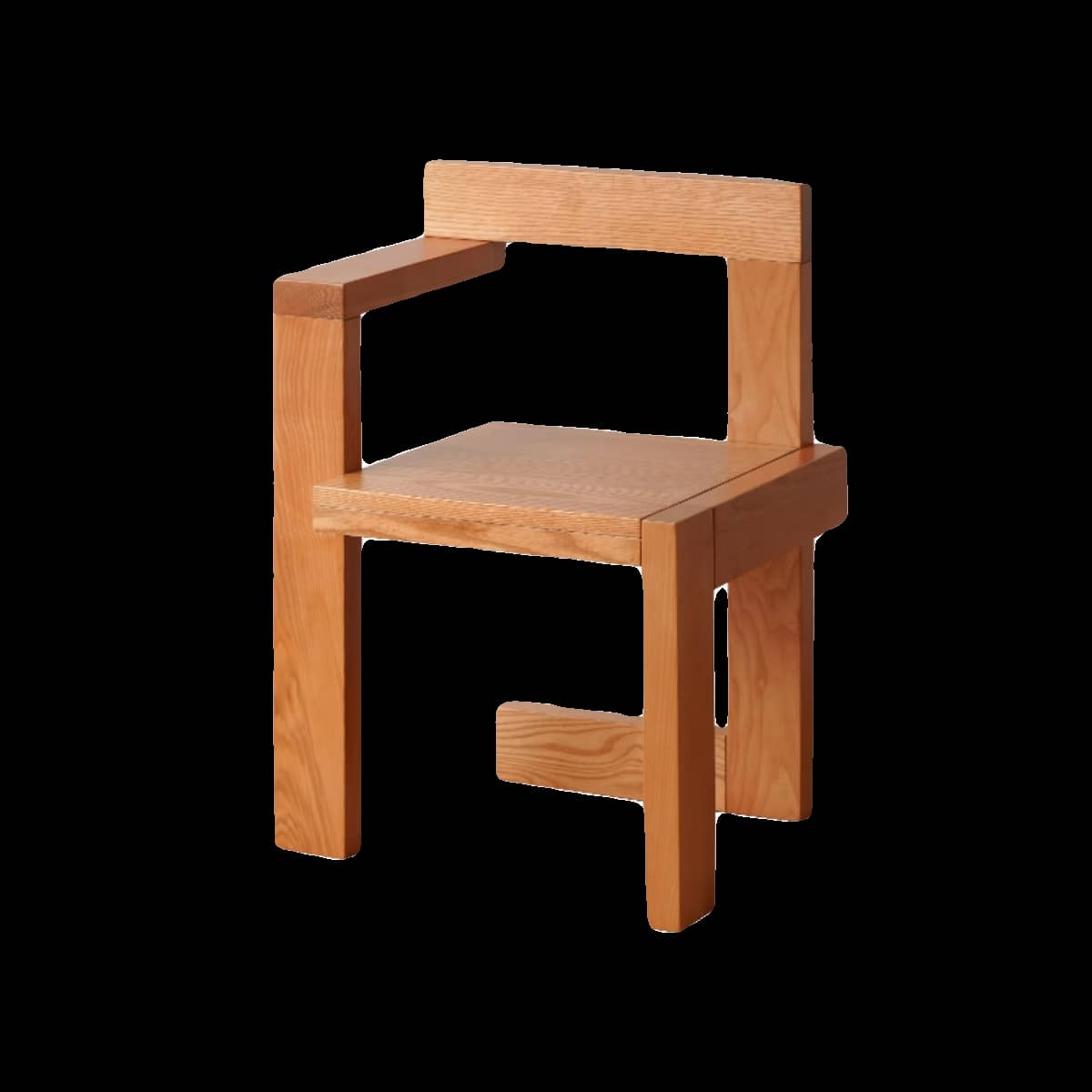 Elegant Natural Ash Wood Chair – Stunning Home Decor Addition fyx-883