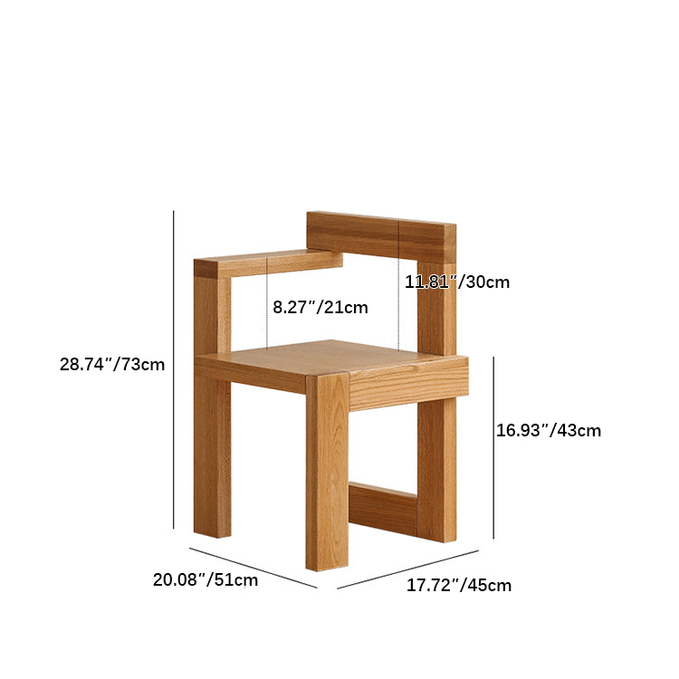 Elegant Natural Ash Wood Chair – Stunning Home Decor Addition fyx-883