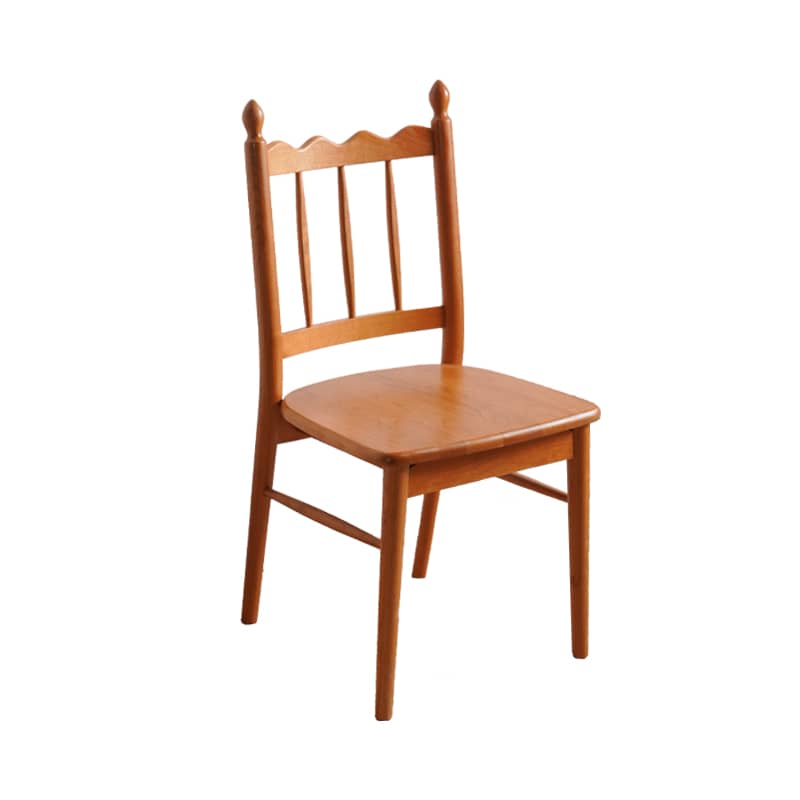 Elegant Natural Wood Chair in Rich Cherry Finish fyx-895