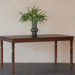 Elegant Black Walnut Dining Table with Classic Design - Perfect for Modern Homes fzgf-3105