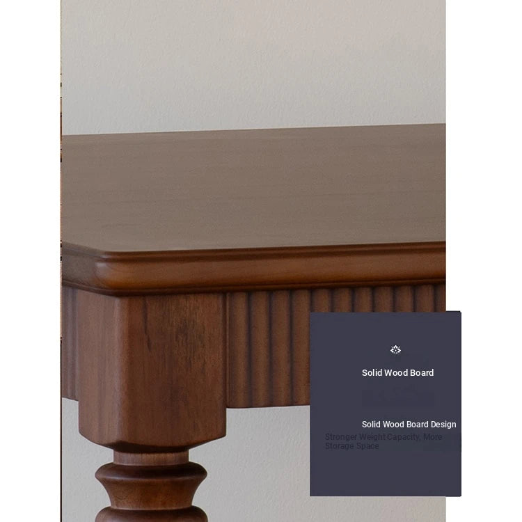 Elegant Black Walnut Dining Table with Classic Design - Perfect for Modern Homes fzgf-3105