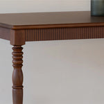 Elegant Black Walnut Dining Table with Classic Design - Perfect for Modern Homes fzgf-3105