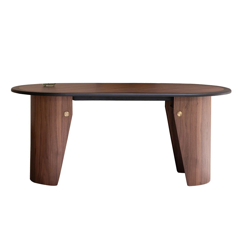 Elegant Ash Wood Desk with Unique Design – Perfect for Home or Office fzgf-3107