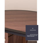 Elegant Ash Wood Desk with Unique Design – Perfect for Home or Office fzgf-3107