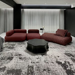 Italian Minimalist Block-Style Sectional Sofa, Asymmetrical Corner Couch for Living Room gs-0209-52
