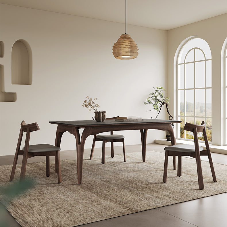 Stunning Grey Brown Ash Wood Ceramic Table for Elegant Living Spaces hagst-1664