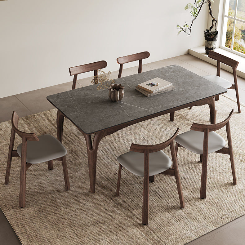 Stunning Grey Brown Ash Wood Ceramic Table for Elegant Living Spaces hagst-1664