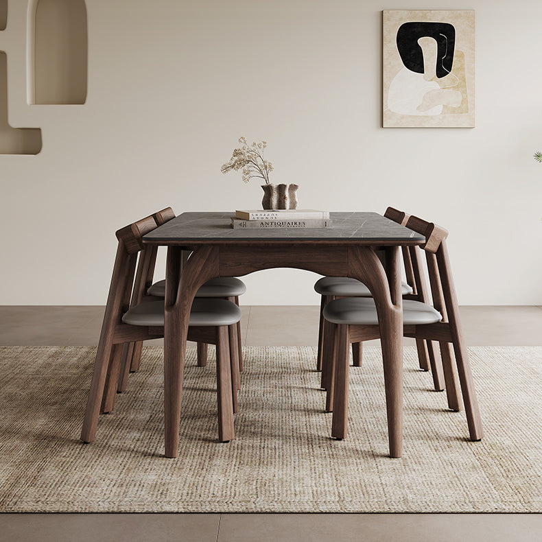 Stunning Grey Brown Ash Wood Ceramic Table for Elegant Living Spaces hagst-1664