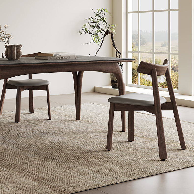 Stunning Grey Brown Ash Wood Ceramic Table for Elegant Living Spaces hagst-1664