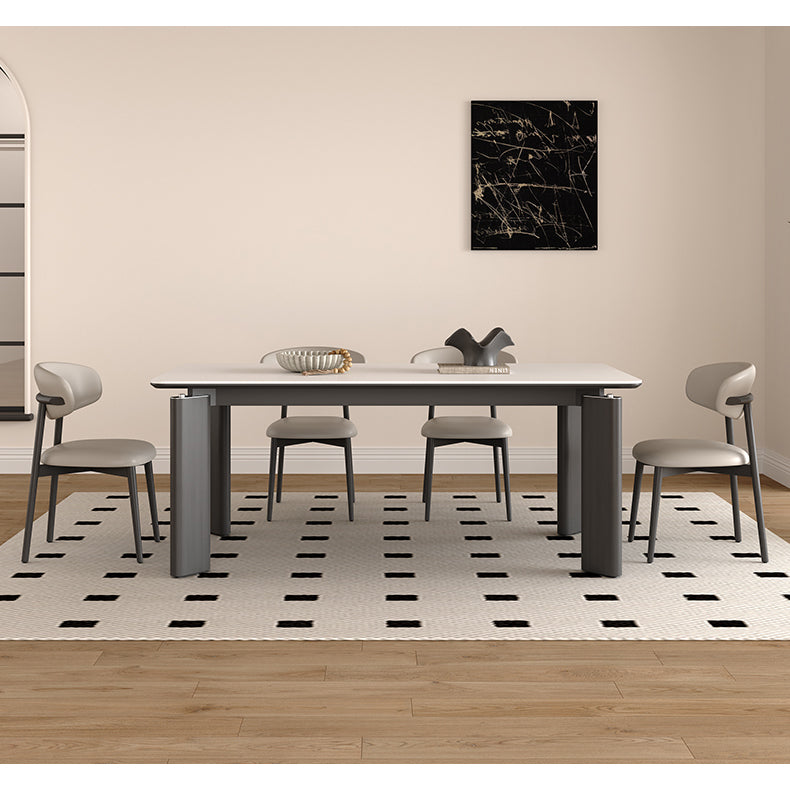 Stylish Ash Wood Table with Sleek Ceramic Top – Perfect for Modern Homes hagst-1667