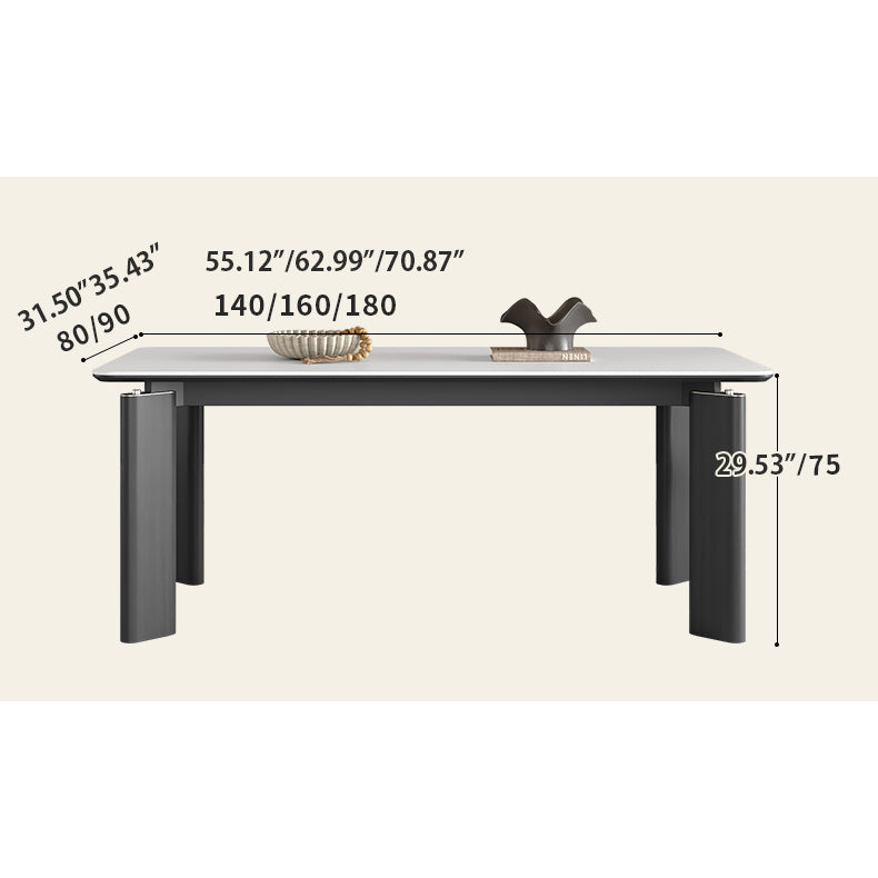 Stylish Ash Wood Table with Sleek Ceramic Top – Perfect for Modern Homes hagst-1667