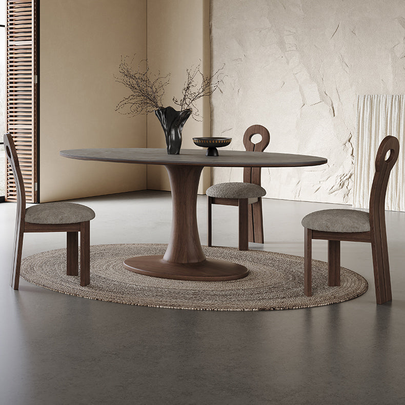 Stylish Grey Oak Wood Ceramic Table for Modern Homes hagst-1668