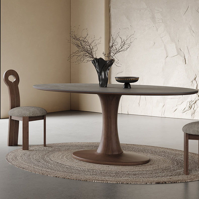 Stylish Grey Oak Wood Ceramic Table for Modern Homes hagst-1668