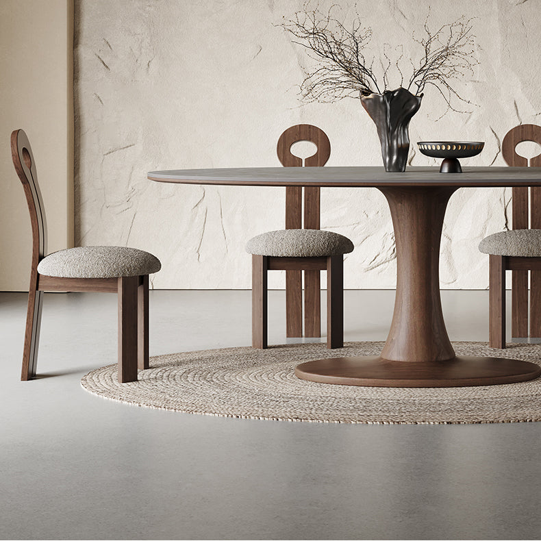 Stylish Grey Oak Wood Ceramic Table for Modern Homes hagst-1668