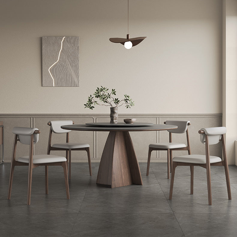 Stylish Grey Ash Wood Ceramic Table - Perfect for Modern Homes hagst-1673