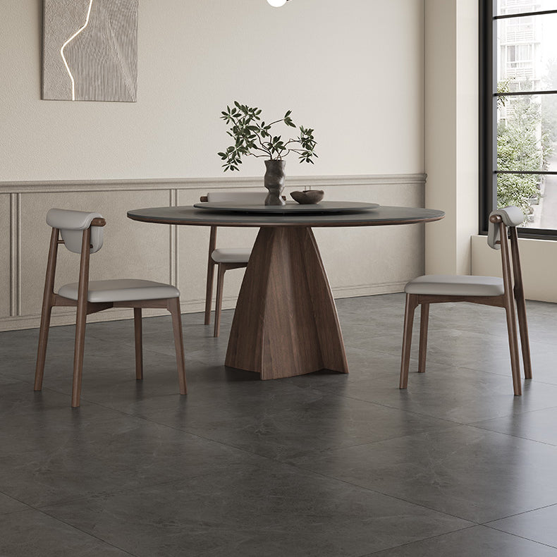 Stylish Grey Ash Wood Ceramic Table - Perfect for Modern Homes hagst-1673