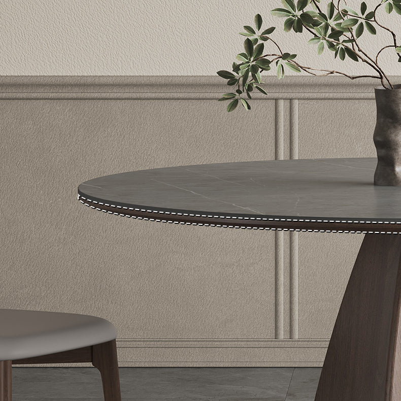 Stylish Grey Ash Wood Ceramic Table - Perfect for Modern Homes hagst-1673