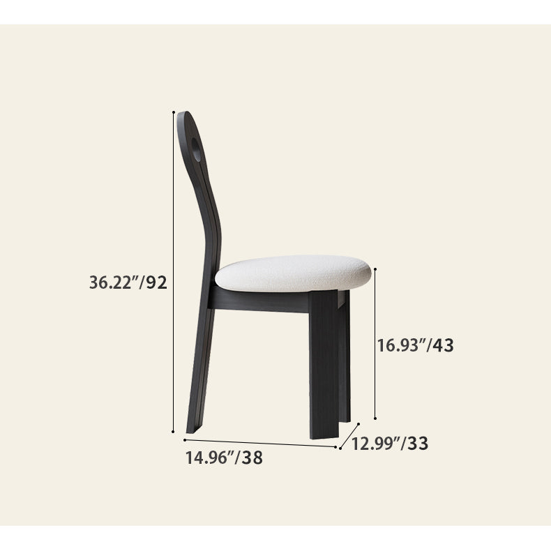 Sleek Modern Dining Table in Matte White with Ash Wood and Ceramic Finish hagst-1674