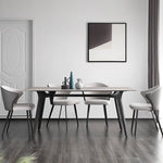 Stylish Multi-Layer Sintered Stone Gray Table for Modern Interiors hagst-316
