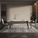 Stylish Multi-Layer Sintered Stone Gray Table for Modern Interiors hagst-316