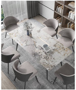 Stylish Multi-Layer Sintered Stone Gray Table for Modern Interiors hagst-316