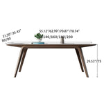 Elegant White Sintered Stone & Ash Wood Table: Modern Design & Durability hagst-323