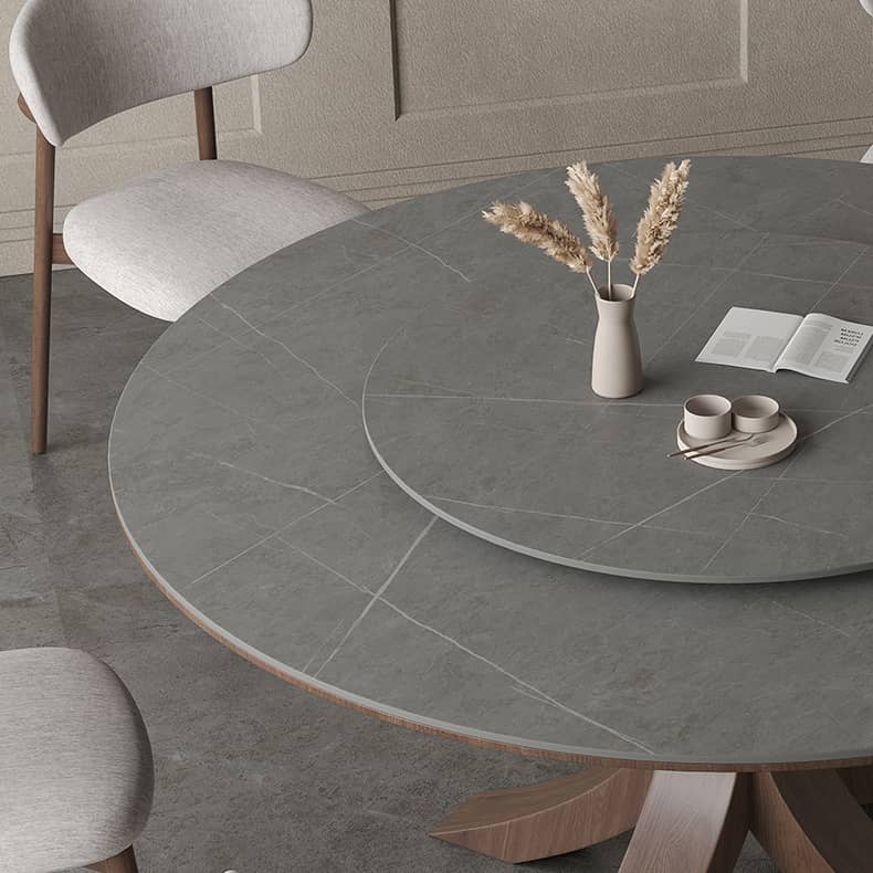 Sleek Gray Sintered Stone Multi-Layer Board Table - Modern & Durable Design hagst-326