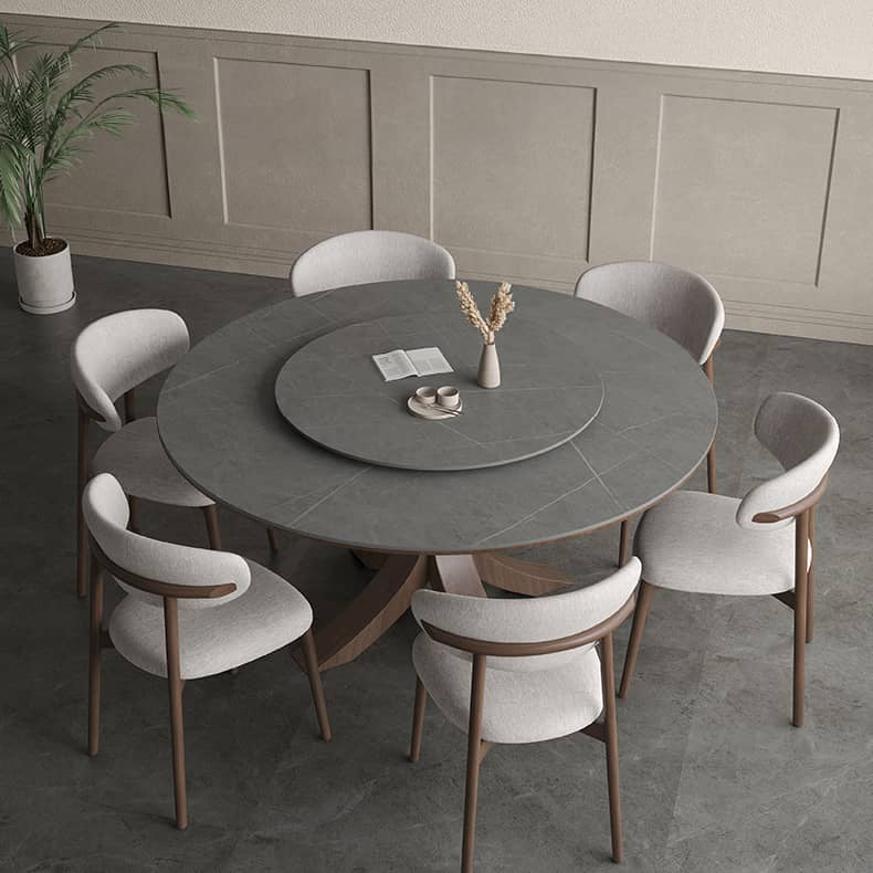 Sleek Gray Sintered Stone Multi-Layer Board Table - Modern & Durable Design hagst-326