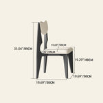 White Oak Chair with Faux Lambswool Upholstery - Cozy and Stylish Seating hagst-334