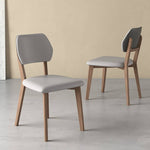 Stylish Light Gray Oak Chair with Scratch-Resistant Upholstery hagst-337