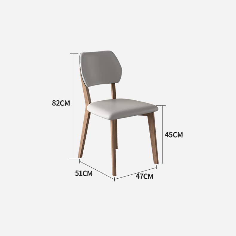 Stylish Light Gray Oak Chair with Scratch-Resistant Upholstery hagst-337