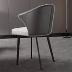 Stylish Light Gray Chair with Durable Cotton-Ramie Scratch-Resistant Fabric hagst-341