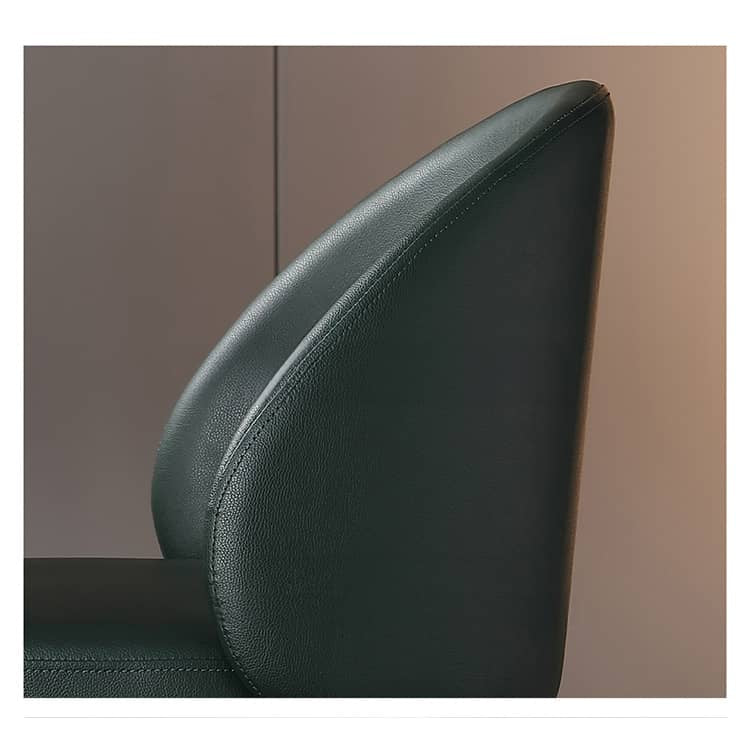 Elegant Dark Gray Cotton-Ramie Blend Chair – Modern Comfort and Style hagst-342