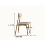 Elegant White Sintered Stone Dining Table with Ash Wood Multi-Layer Board hagst-561