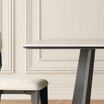 Elegant Multi-Layer Sintered Stone Table with Oak Wood Finish hagst-562