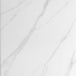 Luxury White Sintered Stone Table with Oak Wood Finish and Multi-Layer Board Design hagst-566