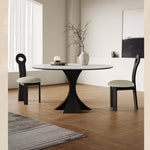 Elegant Multi-Layer Wood Board Table with Durable White Sintered Stone Top hagst-571