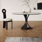 Elegant Multi-Layer Wood Board Table with Durable White Sintered Stone Top hagst-571