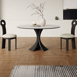 Elegant Multi-Layer Wood Board Table with Durable White Sintered Stone Top hagst-571