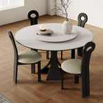 Elegant Multi-Layer Wood Board Table with Durable White Sintered Stone Top hagst-571