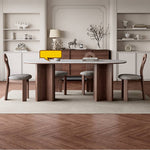 Elegant Grey Brown Oak Wood Chair with Comfortable Foam and Durable Polyester Upholstery hagst-820