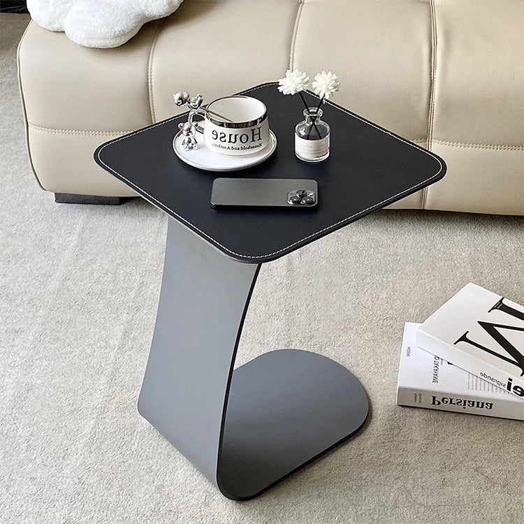 Stylish Synthetic Leather Tea Table - Modern Design for Living Room & Office Usage hakt-5146