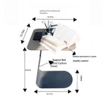 Stylish Synthetic Leather Tea Table - Modern Design for Living Room & Office Usage hakt-5146