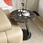 Stylish Stainless Steel & Tempered Glass Tea Table - Modern Accent for Living Room & Home Décor hakt-5150