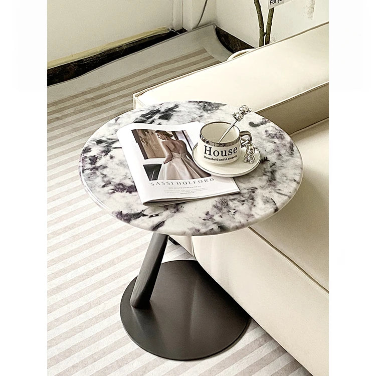 Stylish Stainless Steel & Tempered Glass Tea Table - Modern Accent for Living Room & Home Décor hakt-5150