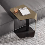 Stylish Synthetic Leather Tea Table - Modern Design for Living Room & Office Decor hakt-5151