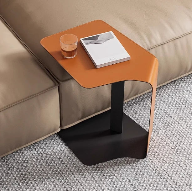 Stylish Synthetic Leather Tea Table - Modern Design for Living Room & Office Decor hakt-5151