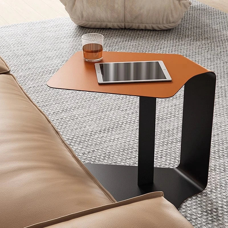 Stylish Synthetic Leather Tea Table - Modern Design for Living Room & Office Decor hakt-5151